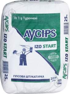 Шпаклівка стартова AYGips Izo 25 кг