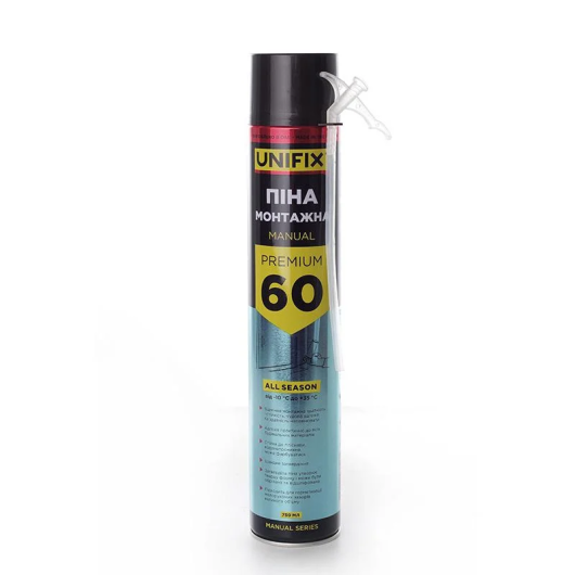 Піна ручна Всесезонна 60л UNIFIX 750 ml