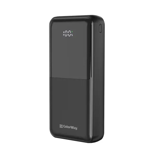 Павербанк 20000 mAh ColorWay DigiPower CW-PB200LP01BK 22.5W QCPD чорний