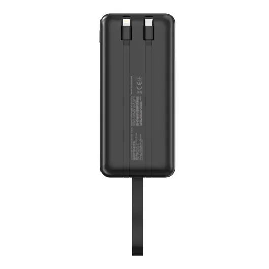 Павербанк 30000 mAh ColorWay EnergyHub CW-PB300LP05BK 22.5W QC+PD чорний — фото 3