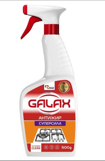 Набір Galax анти-жир антижир засіб для видалення жиру 500г+запаска